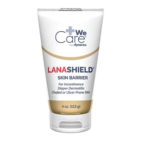Dynarex Dynarex LanaShield Skin Protectant Cream, 4 oz. Tube, Pack of 24 1263